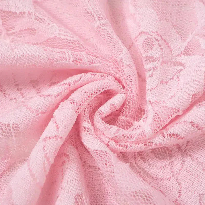 Style Core Aesthetics, New Style Trends - Y2K Embroidered Lace Top Style Core Aesthetics, New Style Trends - Y2K Embroidered Lace Top