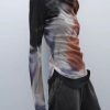 Style Core Aesthetics, New Style Trends - Y2K Grunge Tie Dye Top