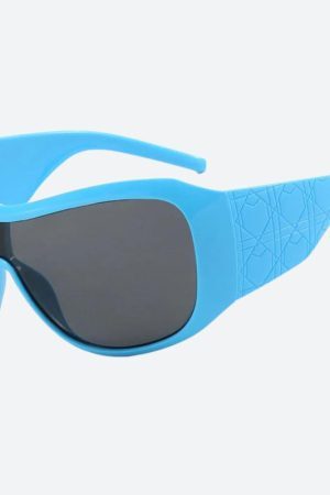 Style Core Aesthetics, New Style Trends - Y2K Oversized Shield Sunglasses