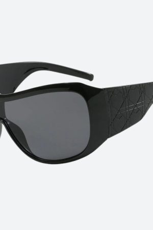 Style Core Aesthetics, New Style Trends - Y2K Oversized Shield Sunglasses