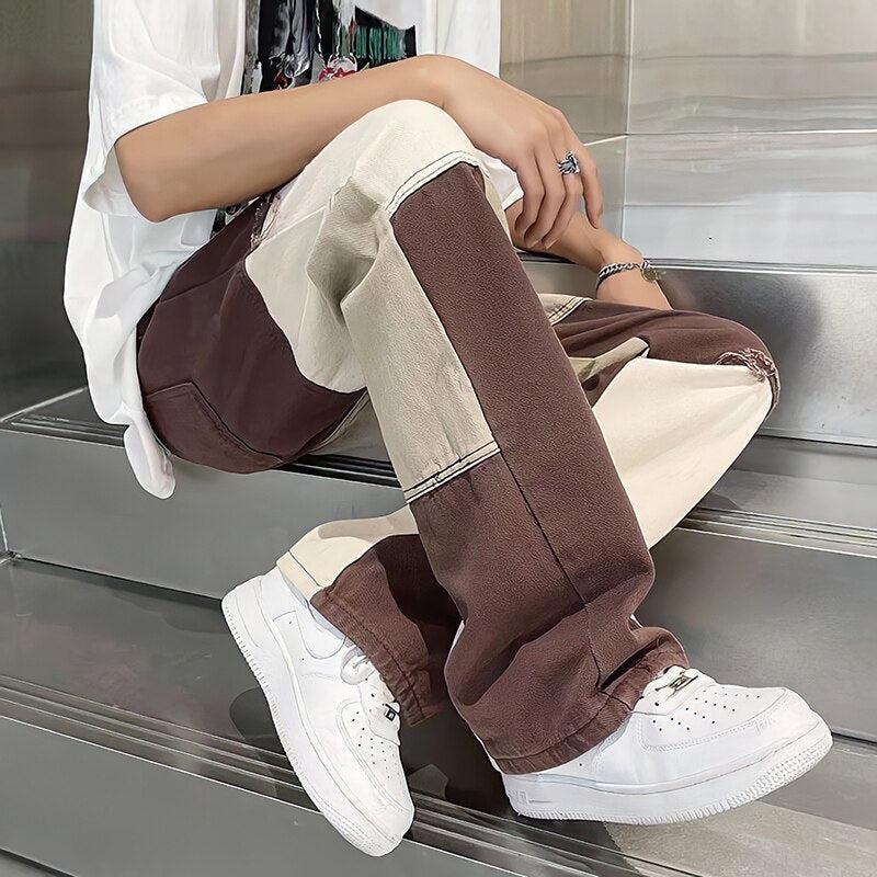 Style Core Aesthetics, New Style Trends - Y2K Patchwork Pants Style Core Aesthetics, New Style Trends - Y2K Patchwork Pants