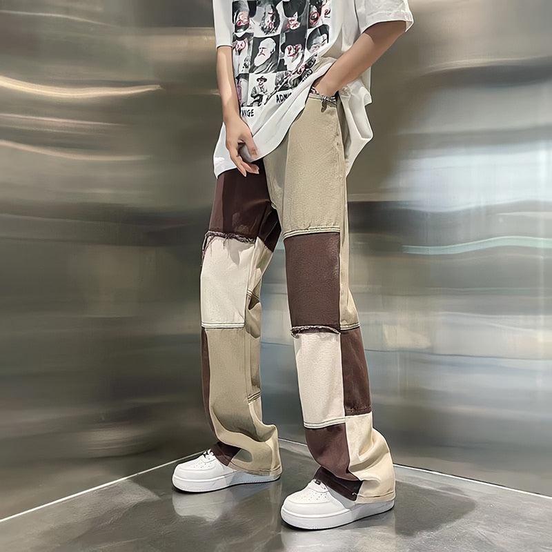 Style Core Aesthetics, New Style Trends - Y2K Patchwork Pants Style Core Aesthetics, New Style Trends - Y2K Patchwork Pants