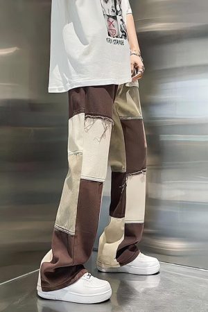 Style Core Aesthetics, New Style Trends - Y2K Patchwork Pants