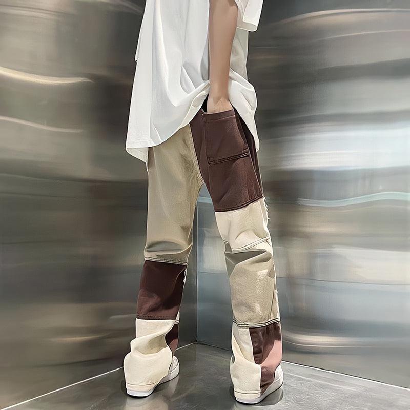 Style Core Aesthetics, New Style Trends - Y2K Patchwork Pants Style Core Aesthetics, New Style Trends - Y2K Patchwork Pants