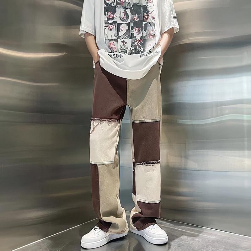 Style Core Aesthetics, New Style Trends - Y2K Patchwork Pants Style Core Aesthetics, New Style Trends - Y2K Patchwork Pants
