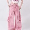 Style Core Aesthetics, New Style Trends - Y2K Soft Girl Double Belted Baggy Jeans