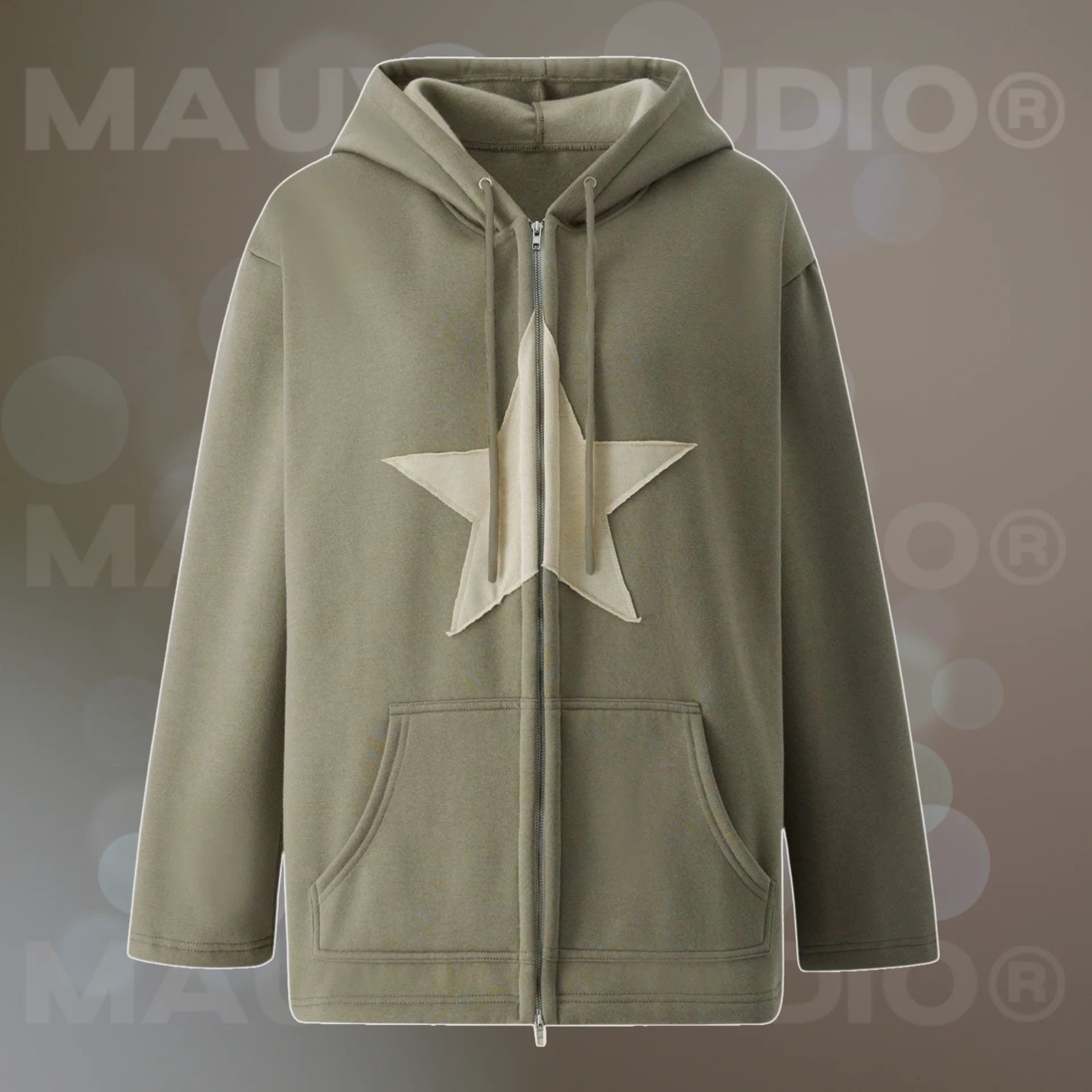 Style Core Aesthetics, New Style Trends - Y2K Stardust Zip-Up Hoodie