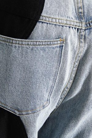 Style Core Aesthetics, New Style Trends - Y2K Wave Panel Jeans