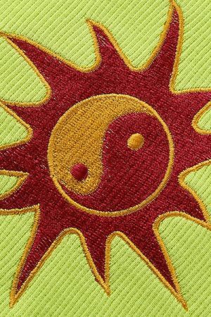 Style Core Aesthetics, New Style Trends - Ying Yang Ribbed Tee