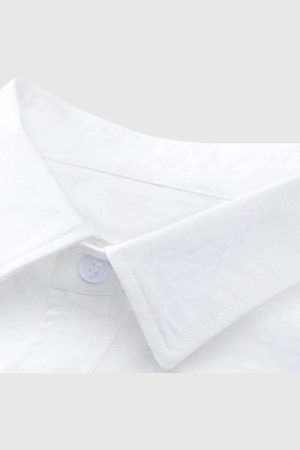 Style Core Aesthetics, New Style Trends Abstract Contrast Panel Shirt