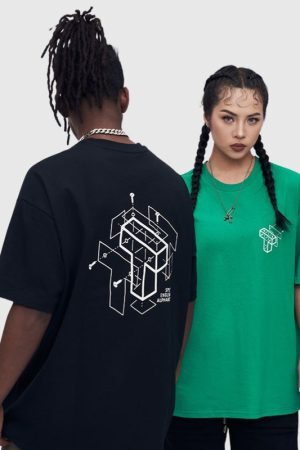 Style Core Aesthetics, New Style Trends Abstract Print Tee