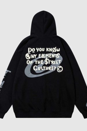 Style Core Aesthetics, New Style Trends Abstract Shadow Graphic Hoodie