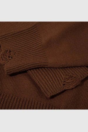 Style Core Aesthetics, New Style Trends Abstract Striped Knit Sweater