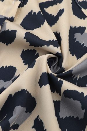 Style Core Aesthetics, New Style Trends All-Over Leopard Print Shirt