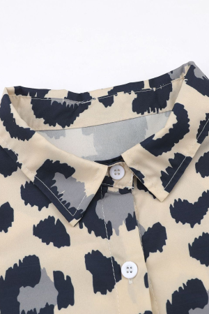Style Core Aesthetics, New Style Trends All-Over Leopard Print Shirt