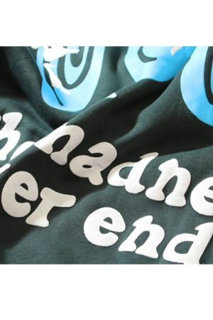 Style Core Aesthetics, New Style Trends American Street Print Hooded