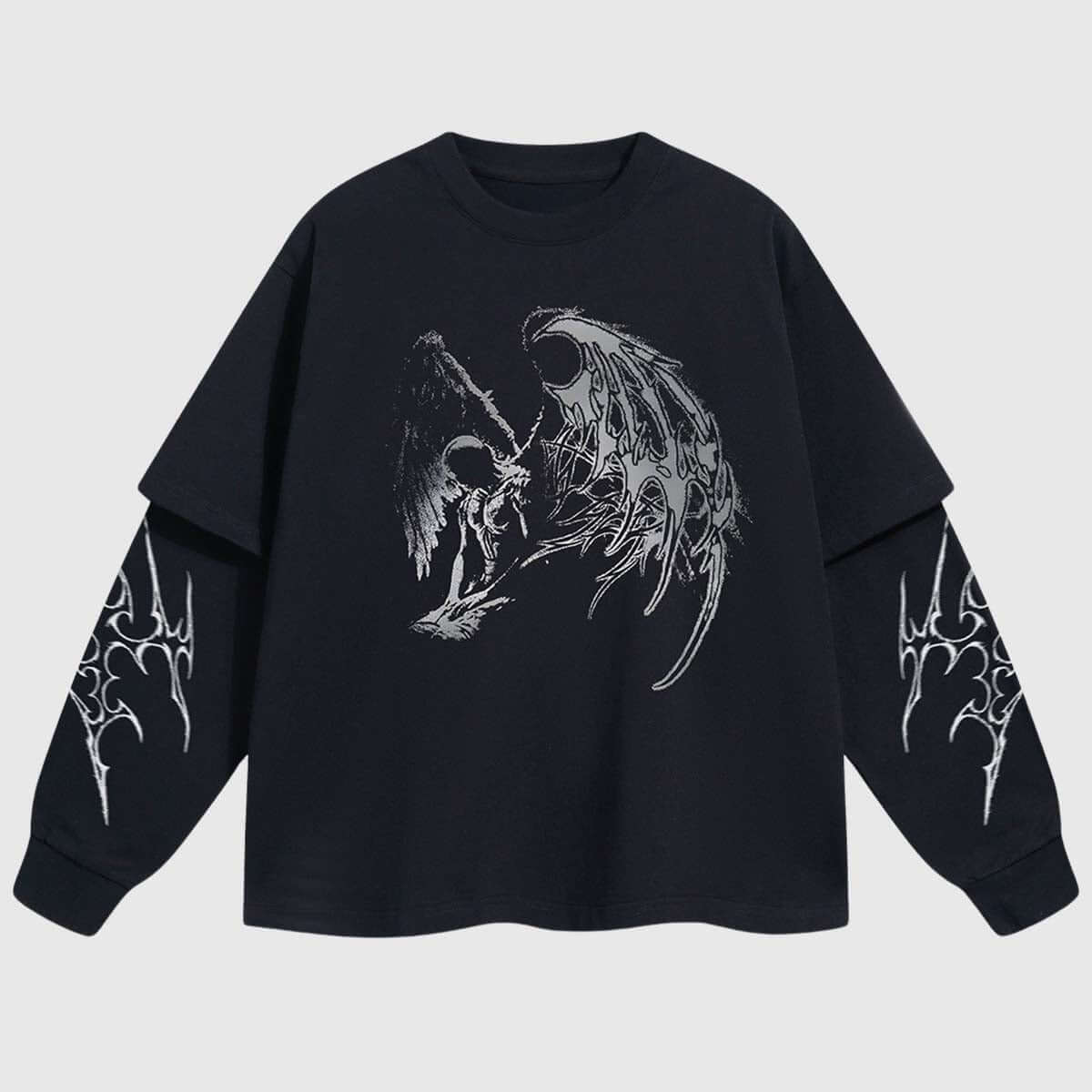 Style Core Aesthetics, New Style Trends Angel and Thorn Sweatshirt