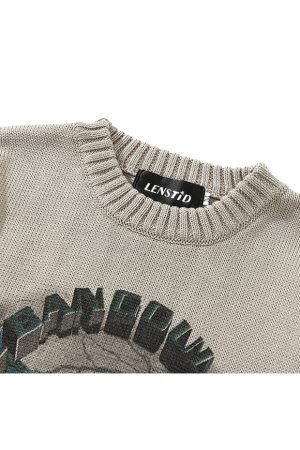 Style Core Aesthetics, New Style Trends Angel Lightning Print Sweaters