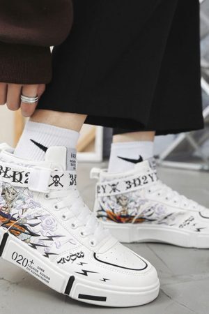 Style Core Aesthetics, New Style Trends Anime Casual Sneakers