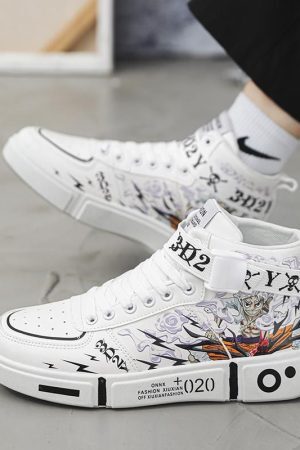 Style Core Aesthetics, New Style Trends Anime Casual Sneakers