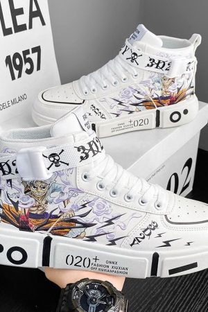 Style Core Aesthetics, New Style Trends Anime Casual Sneakers