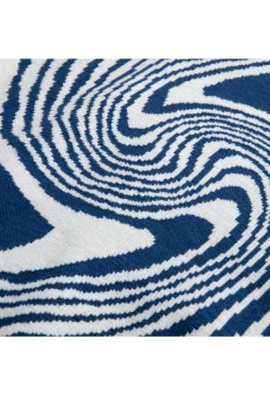 Style Core Aesthetics, New Style Trends Annual Rings Jacquard Knitted Sweater