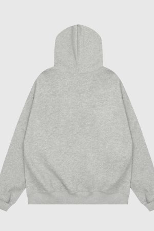 Style Core Aesthetics, New Style Trends Apple Vintage Print Fleece Hoodie