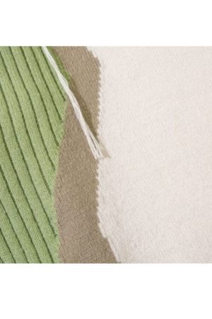 Style Core Aesthetics, New Style Trends Artistic Contrast Patchwork Knit Sweater