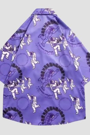 Style Core Aesthetics, New Style Trends Astronaut Print Shirts
