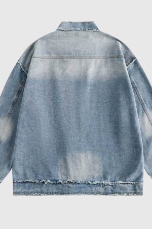 Style Core Aesthetics, New Style Trends Autumn Streetwear Iconic Jeans Jacket