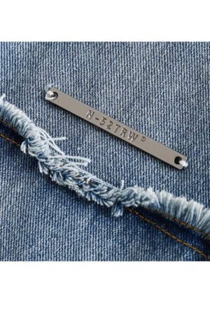 Style Core Aesthetics, New Style Trends Autumn Streetwear Iconic Jeans Jacket