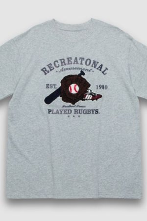 Style Core Aesthetics, New Style Trends Baseball Pattern Towel Embroidered Tee