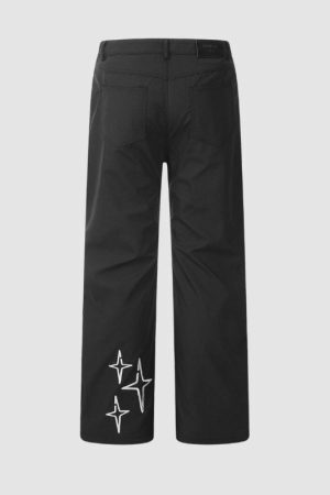 Style Core Aesthetics, New Style Trends Basic Straight Sports Pants