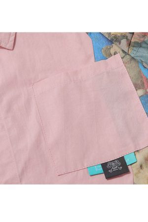 Style Core Aesthetics, New Style Trends Bear Patchwork Shirts