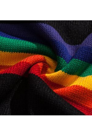 Style Core Aesthetics, New Style Trends Best Rainbow Sweater