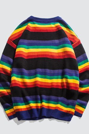 Style Core Aesthetics, New Style Trends Best Rainbow Sweater