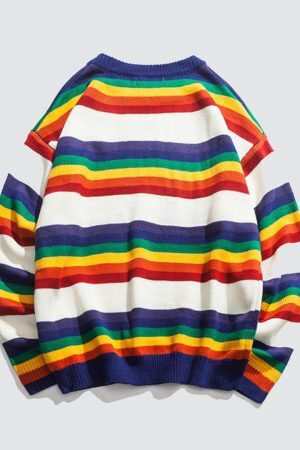 Style Core Aesthetics, New Style Trends Best Rainbow Sweater