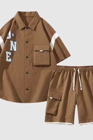 Style Core Aesthetics, New Style Trends Bold Lettered Summer Outfit Set