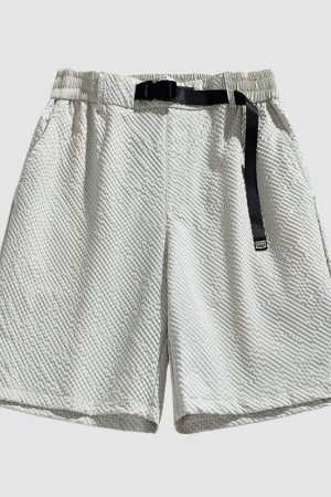 Style Core Aesthetics, New Style Trends Bubble Check Cargo Shorts