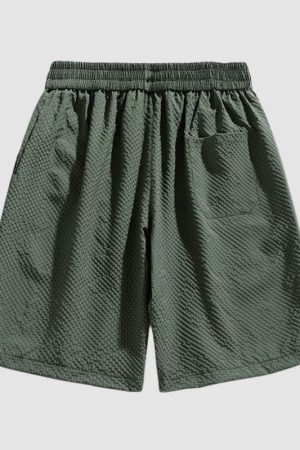 Style Core Aesthetics, New Style Trends Bubble Check Cargo Shorts