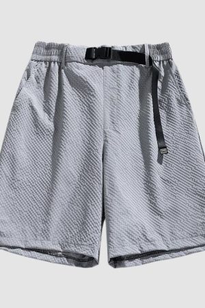 Style Core Aesthetics, New Style Trends Bubble Check Cargo Shorts