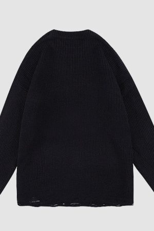 Style Core Aesthetics, New Style Trends Building Pattern Knit Sweater