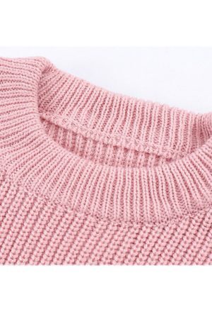 Style Core Aesthetics, New Style Trends Building Pattern Knit Sweater