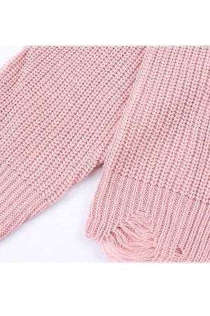 Style Core Aesthetics, New Style Trends Building Pattern Knit Sweater