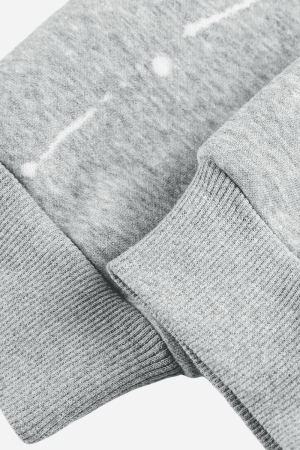 Style Core Aesthetics, New Style Trends Burnout Half-Zip Stand Collar Sweatshirt