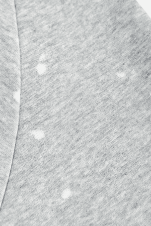 Style Core Aesthetics, New Style Trends Burnout Half-Zip Stand Collar Sweatshirt