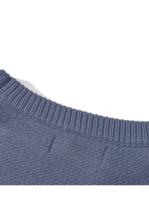 Style Core Aesthetics, New Style Trends Butterfly & Letters Graffiti Print Sweater