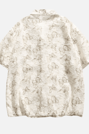 Style Core Aesthetics, New Style Trends Butterfly Short Sleeve Shirt