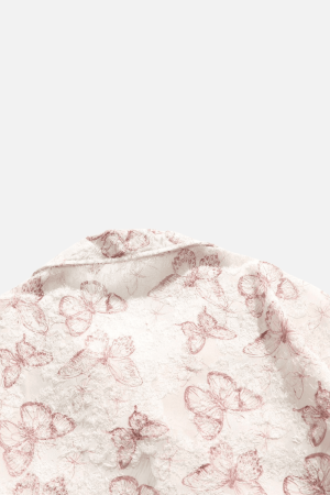 Style Core Aesthetics, New Style Trends Butterfly Short Sleeve Shirt