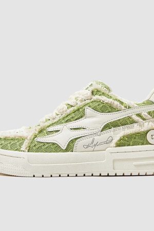 Style Core Aesthetics, New Style Trends Button Decor Raw Edge Skate Shoes